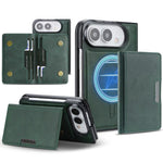 Kalebol Strong MagSafe Magnetic Two-Fold Card Bag Leather Phone Case, For iPhone Fold, For iPhone 18 Pro, For iPhone 18 Pro Max, For iPhone 17 Pro Max, For iPhone 17 Pro, For iPhone 17, For iPhone Air, For iPhone 17e / 16e