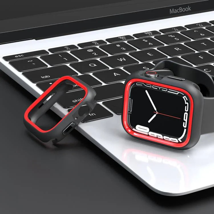 Two-Color Half Wrap PC Protective Case, For Apple Watch 44mm / 45mm, For Apple Watch Ultra 49mm