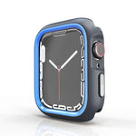 Two-Color Half Wrap PC Protective Case, For Apple Watch 44mm / 45mm, For Apple Watch Ultra 49mm
