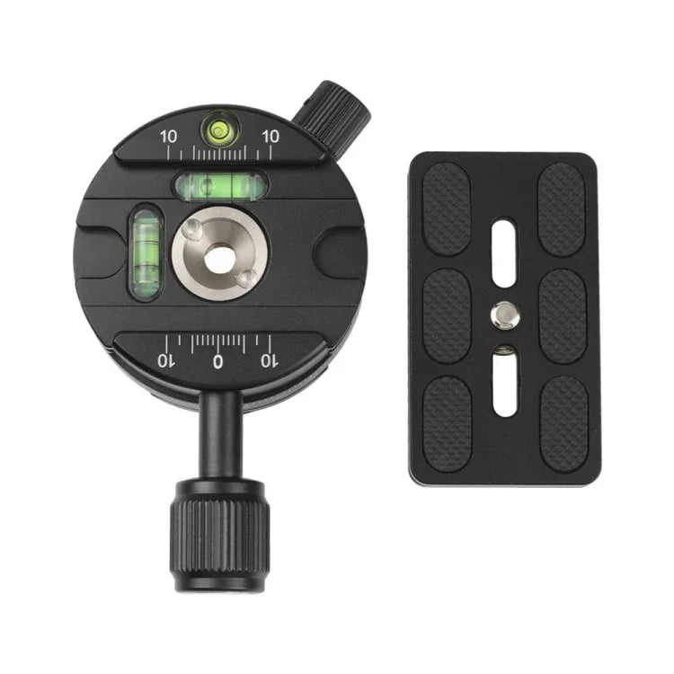 X-64 Professional Camera Tripod Monopod Panoramic Panorama Head with Quick Release Plate, X-64