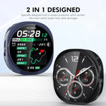ENKAY Hat-Prince Full Coverage Electroplated Soft TPU Case with Screen Protection, For Samsung Galaxy Watch8 44mm, For Samsung Galaxy Watch8 40mm