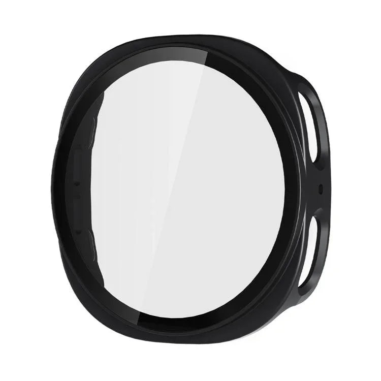 ENKAY Hat-Prince Full Coverage Tempered Glass Film Integrated PC Watch Case, For Samsung Galaxy Watch8 44mm, For Samsung Galaxy Watch8 40mm