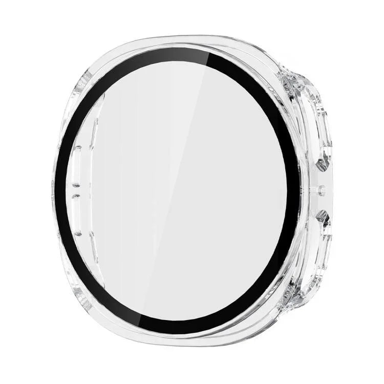 ENKAY Hat-Prince Full Coverage Tempered Glass Film Integrated PC Watch Case, For Samsung Galaxy Watch8 44mm, For Samsung Galaxy Watch8 40mm