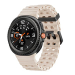 Ocean Style Quick Release Buckle Solid Color Silicone Watch Band, For Samsung Galaxy Watch8 / Watch8 Classic