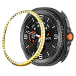 Single Row Diamond Metal Watch Protection Ring, For Samsung Galaxy Watch8 Classic 46mm