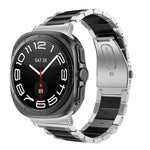 Three Beads Stainless Steel Watch Band, For Samsung Galaxy Watch Ultra 47mm / Ultra 2025