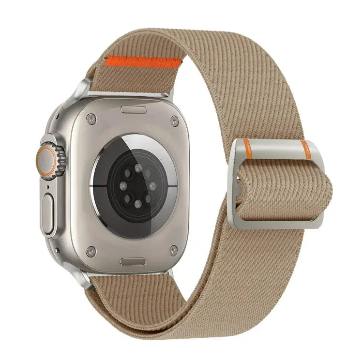 Watchman Mechanical Buckle Nylon Watch Band, For Apple Watch 46mm / 49mm / 45mm / 44mm, For Apple Watch 42mm / 41mm / 40mm / 38mm