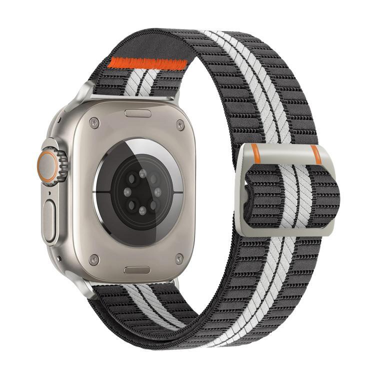 Watchman Mechanical Buckle Nylon Watch Band, For Apple Watch 46mm / 49mm / 45mm / 44mm, For Apple Watch 42mm / 41mm / 40mm / 38mm
