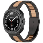 Three Beads Stainless Steel Watch Band with Removal Tool, For Samsung Galaxy Watch Ultra 47mm / Ultra 2025, For Samsung Galaxy Watch8 / Watch8 Classic