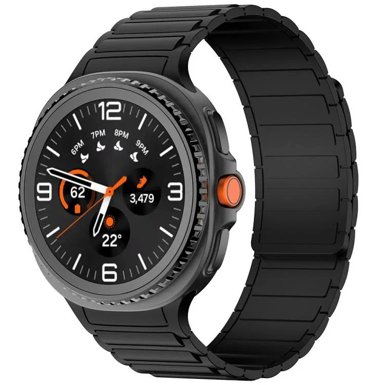 Tri-beads Magnetic Silicone Watch Band, For Samsung Galaxy Watch8 / Watch8 Classic