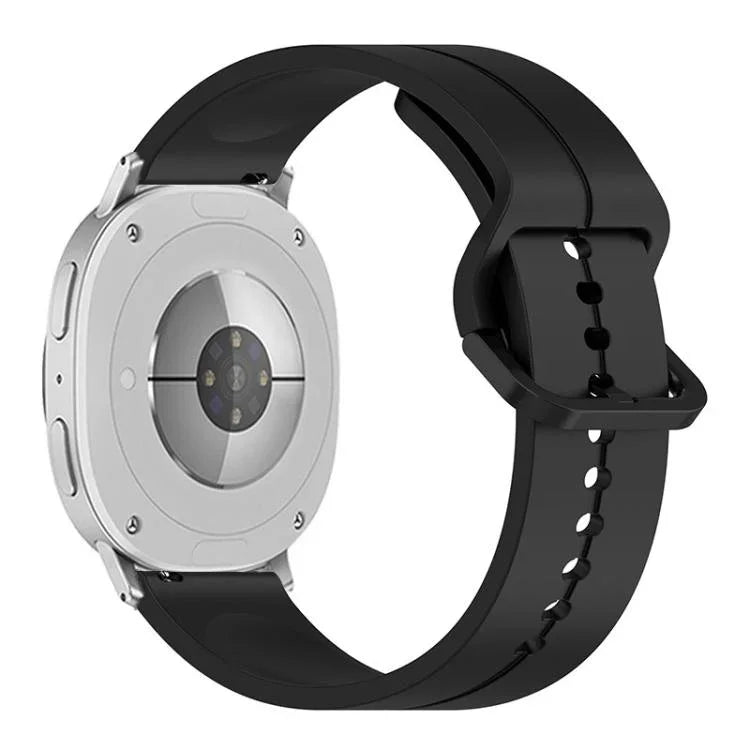 Colorful Buckle Grooved Silicone Watch Band, For Samsung Galaxy Watch8 / Watch8 Classic