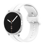 Colorful Buckle Grooved Silicone Watch Band, For Samsung Galaxy Watch8 / Watch8 Classic