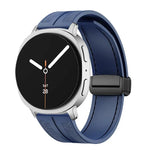 Fold Magnetic Buckle Hybrid Nylon Silicone Watch Band, For Samsung Galaxy Watch8 / Watch8 Classic