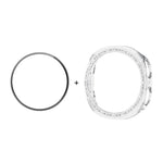 ENKAY Hat-Prince Diamond PC Watch Cover with Full Coverage PMMA Soft Film, For Samsung Galaxy Watch8 44mm, For Samsung Galaxy Watch8 40mm