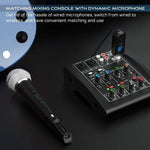 K1 For Handheld Dynamic Mic Wired to Wireless Microphone Converter, 1 Transmitter + 1 Receiver, 1 Transmitter + 1 Receiver