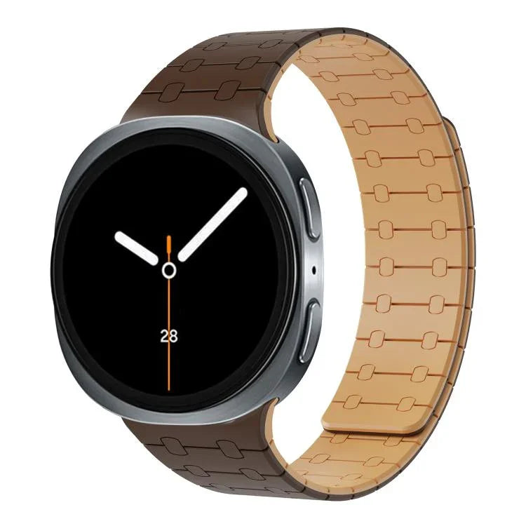 Integrated Magnetic Silicone Watch Band, For Samsung Galaxy Watch8 / Watch8 Classic