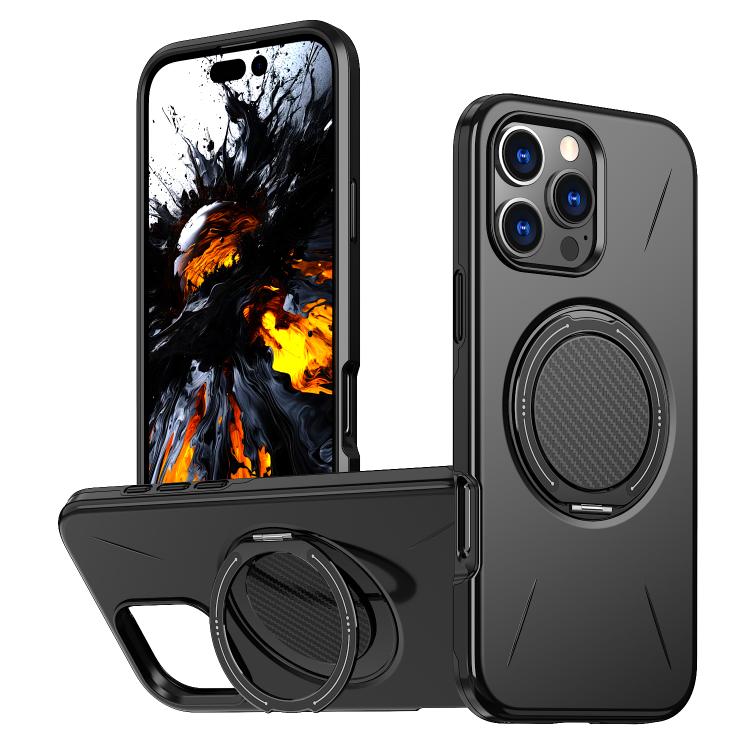 Kalebol Magnetic MagSafe Rotation Holder PC Phone Case, For iPhone 16 Pro Max, For iPhone 16 Pro, For iPhone 16 Plus, For iPhone 16, For iPhone 15 Pro Max, For iPhone 15 Pro