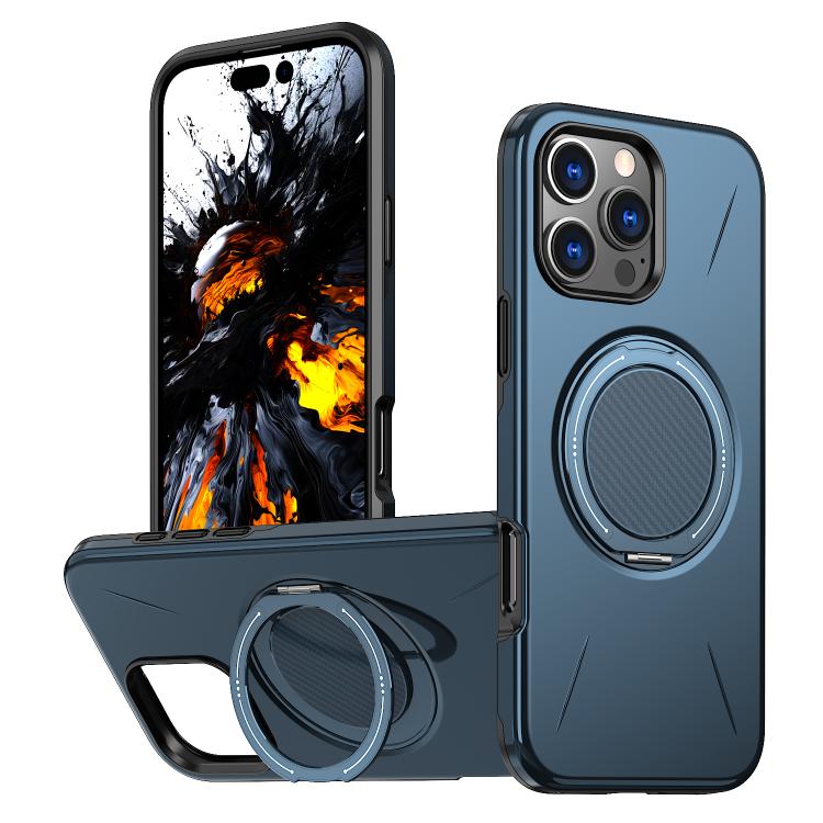 Kalebol Magnetic MagSafe Rotation Holder PC Phone Case, For iPhone 16 Pro Max, For iPhone 16 Pro, For iPhone 16 Plus, For iPhone 16, For iPhone 15 Pro Max, For iPhone 15 Pro