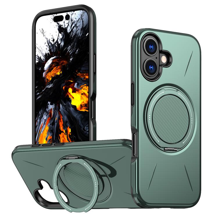 Kalebol Magnetic MagSafe Rotation Holder PC Phone Case, For iPhone 16 Plus, For iPhone 16, For iPhone 15 Pro Max, For iPhone 15 Pro, For iPhone 15, For iPhone 14