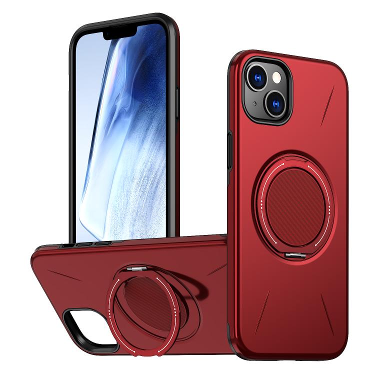 Kalebol Magnetic MagSafe Rotation Holder PC Phone Case, For iPhone 15, For iPhone 14, For iPhone 14 Pro, For iPhone 14 Pro Max, For iPhone 13 Pro Max, For iPhone 13 Pro