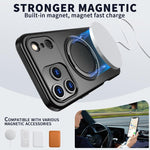 Kalebol Magnetic MagSafe Rotation Holder PC Phone Case, For iPhone 18 Pro, For iPhone 18 Pro Max, For iPhone 17 Pro Max, For iPhone 17 Pro, For iPhone 17, For iPhone Air