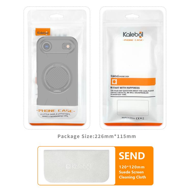 Kalebol Magnetic MagSafe Rotation Holder PC Phone Case, For iPhone 13