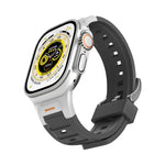Pioneer Metal Joint Colorful Silicone Watch Band, For Apple Watch 46mm / 49mm / 45mm / 44mm, For Apple Watch 42mm / 41mm / 40mm / 38mm