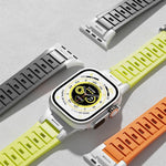 Pioneer Metal Joint Colorful Silicone Watch Band, For Apple Watch 46mm / 49mm / 45mm / 44mm, For Apple Watch 42mm / 41mm / 40mm / 38mm