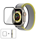 Wild Path Loop Nylon Watch Band with 3D Curved Film, For Apple Watch Series 10 46mm, For Apple Watch Series 10 42mm, For Apple Watch 6 / 5 / 4 / SE 44mm