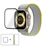 Wild Path Loop Nylon Watch Band with 3D Curved Film, For Apple Watch Series 10 46mm, For Apple Watch Series 10 42mm, For Apple Watch 6 / 5 / 4 / SE 44mm