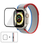 Wild Path Loop Nylon Watch Band with 3D Curved Film, For Apple Watch Series 9 / 8 / 7 41mm, For Apple Watch 3 / 2 / 1 38mm, For Apple Watch 3 / 2 / 1 42mm