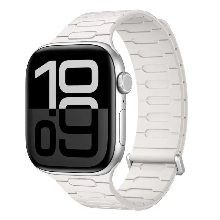 I-Shaped Magnetic Silicone Watch Band, For Apple Watch 46mm / 49mm / 45mm / 44mm, For Apple Watch 42mm / 41mm / 40mm / 38mm