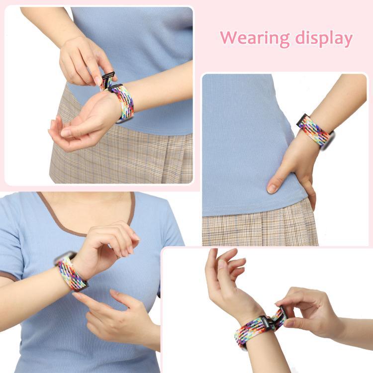 Fold Magnetic Buckle Braided Watch Band, For Samsung Galaxy Watch8 / Watch8 Classic