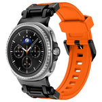 Explorer Metal Connector Silicone Watch Band, For Samsung Galaxy Watch8 / Watch8 Classic