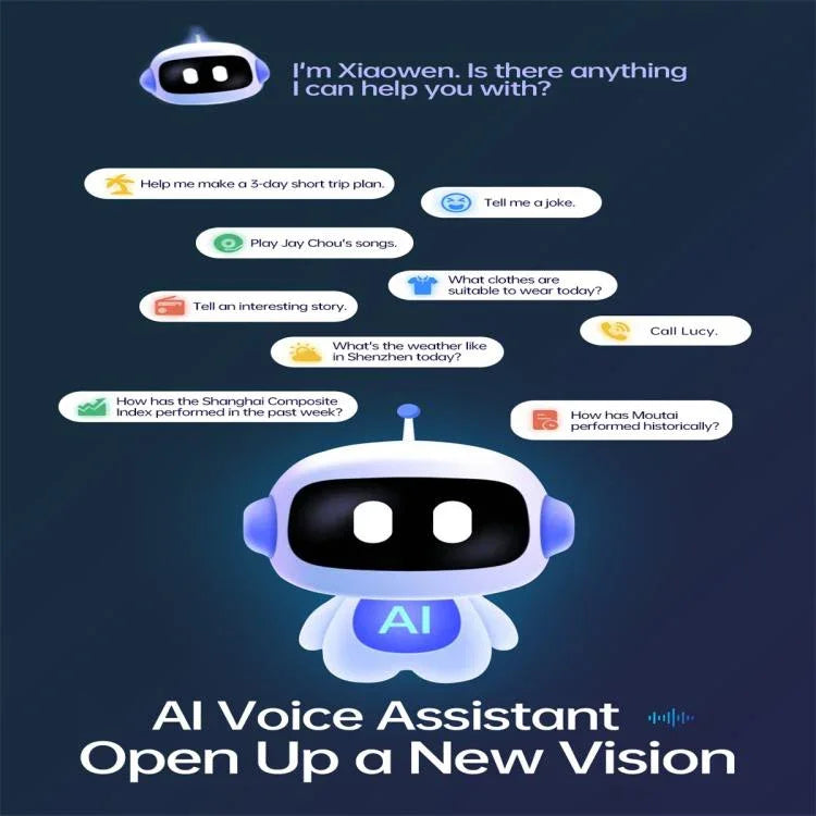 W300 Smart Glasses, Support UV Ultraviolet Detection / AI Intelligent Translation / Bluetooth Calling
