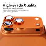 Kalebol Armor Full-Coverage Metal Lens Ring Protector Film, For iPhone 17 Pro Max, For iPhone 17 Pro