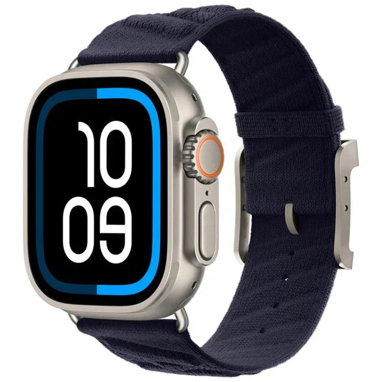 Style H Twill Nylon Watch Band, For Apple Watch 46mm / 49mm / 45mm / 44mm, For Apple Watch 42mm / 41mm / 40mm / 38mm