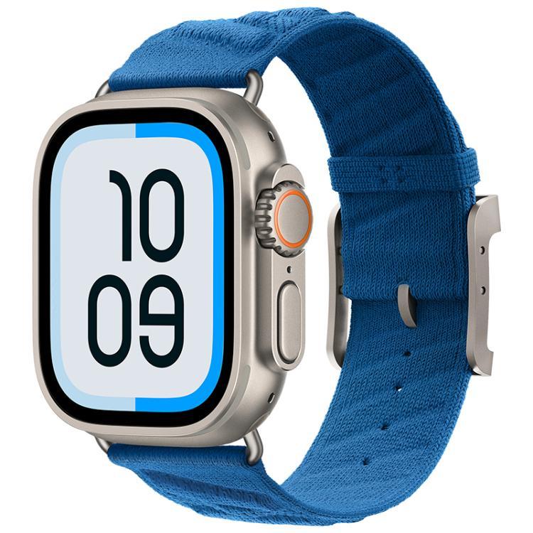 Style H Twill Nylon Watch Band, For Apple Watch 46mm / 49mm / 45mm / 44mm, For Apple Watch 42mm / 41mm / 40mm / 38mm