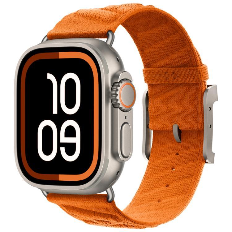 Style H Twill Nylon Watch Band, For Apple Watch 46mm / 49mm / 45mm / 44mm, For Apple Watch 42mm / 41mm / 40mm / 38mm