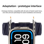 Style H Twill Nylon Watch Band, For Apple Watch 46mm / 49mm / 45mm / 44mm, For Apple Watch 42mm / 41mm / 40mm / 38mm