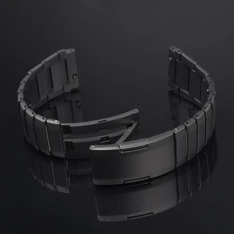 Curved Quick Release Butterfly Buckle Stainless Steel Watch Band, For  Samsung Galaxy Watch Ultra 47mm / Ultra 2025, For Samsung Galaxy Watch8 / Watch8 Classic