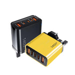 TE-PD43 Type-C x 3, USB-A x 2 Multi-port Charger for Mobile Phones / Tablets，UK Plug, UK Plug
