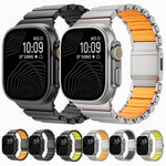 Norman Magnetic Buckle Titanium Metal Watch Band, For Apple Watch 46mm / 49mm / 45mm / 44mm