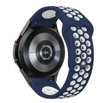 Two Color Reverse Buckle Silicone Watch Band, For Samsung Galaxy Watch FE / 7 / 6 / 5 / 4
