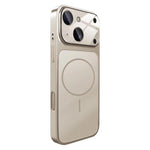 Change to 17 Big Lens Window Frosted MagSafe Phone Case, For iPhone 15 Pro Max, For iPhone 15 Pro, For iPhone 15 Plus, For iPhone 15, For iPhone 14 Plus, For iPhone 14, For iPhone 14 Pro, For iPhone 14 Pro Max