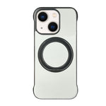 Frameless Leather-Skin PC MagSafe Holder Phone Case, For iPhone 13, For iPhone 12, For iPhone 12 Pro Max, For iPhone 12 Pro, For iPhone 11 Pro Max, For iPhone 11