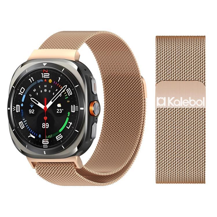 Kalebol Milan Magnetic Stainless Steel Watch Band, For Samsung Galaxy Watch Ultra 47mm / Ultra 2025