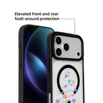 Christmas Series Strong Magnetic Painted Black Edge Phone Case, For iPhone 17 Pro Max, For iPhone 17 Pro, For iPhone 17