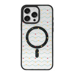 Christmas Series Strong Magnetic Painted Black Edge Phone Case, For  iPhone 15 Pro Max, For  iPhone 15 Pro