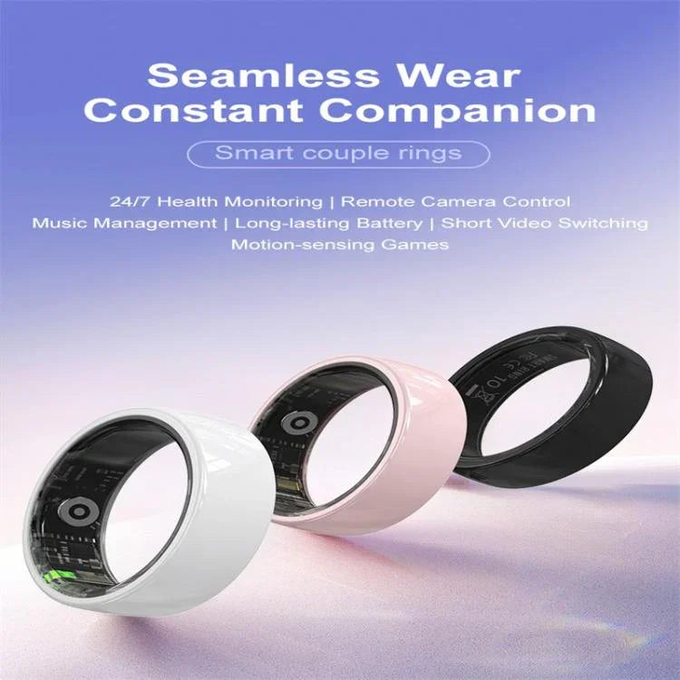R12 SIZE 13 Smart Ring, Support Heart Rate / Blood Oxygen / Sleep Monitoring / Female Health
